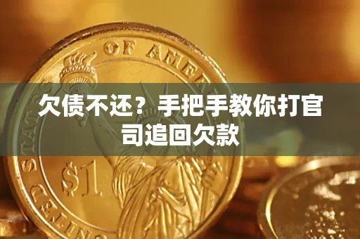 武汉欠债不还？手把手教你打官司追回欠款
