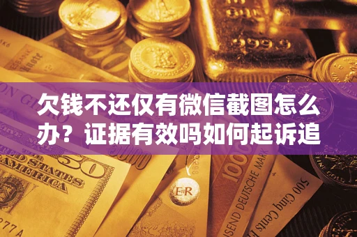 武汉欠钱不还仅有微信截图怎么办？证据有效吗如何起诉追回欠款？