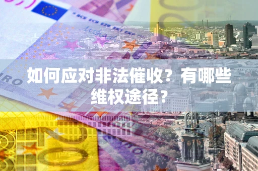 武汉如何应对非法催收？有哪些维权途径？