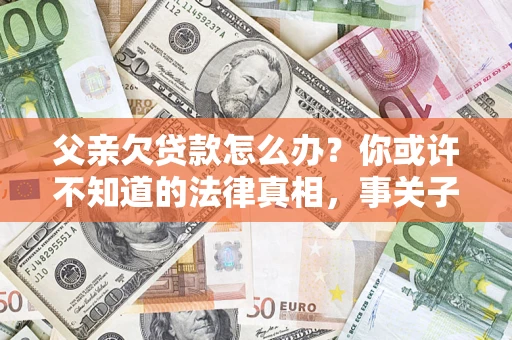 武汉父亲欠贷款怎么办？你或许不知道的法律真相，事关子女未来