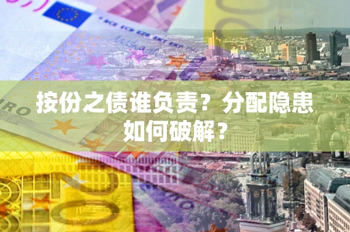 武汉按份之债谁负责？分配隐患如何破解？
