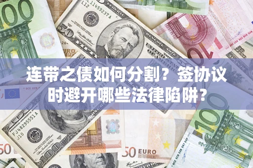 武汉连带之债如何分割？签协议时避开哪些法律陷阱？