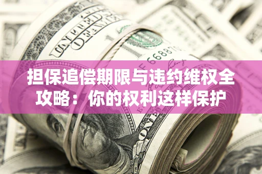武汉担保追偿期限与违约维权全攻略：你的权利这样保护