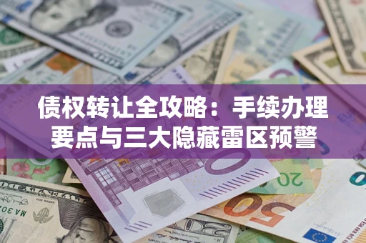 武汉债权转让全攻略：手续办理要点与三大隐藏雷区预警