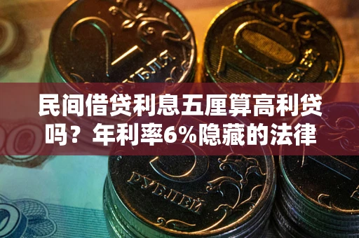 武汉民间借贷利息五厘算高利贷吗？年利率6%隐藏的法律风险全解析