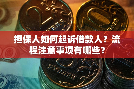 武汉担保人如何起诉借款人？流程注意事项有哪些？